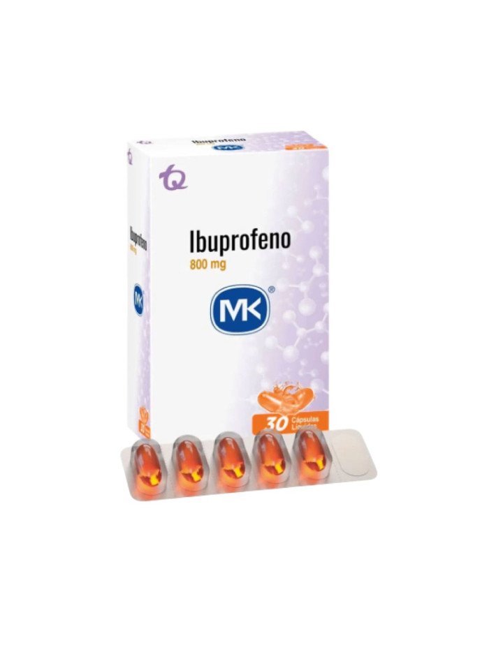 Ibuprofeno Capsula Liq. 800Mg x30